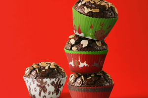 Muffin papír szett - karácsonyi - 100 db / csomag