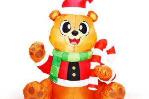 Felfújható maci - 150 cm - IP44 - 6 LED - 100 - 240 V