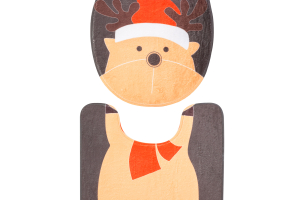 Karácsonyi WC ülőke dekor rénszarvas mintával