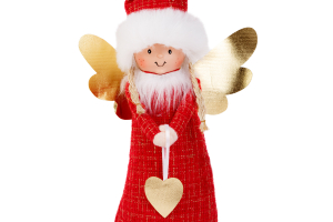 Dekorációs baba - angyalka - 30 cm - 4 féle