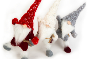 Karácsonyi skandináv manó - 26 x 8 x 48 cm - 3 féle