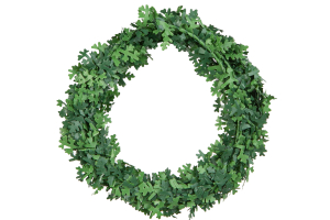 Karácsonyi dekoráció - zöld girland - 2,5 m